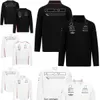 2023 Formel 1 MS-BZ Hoodie Polo Shirt T Shirt Ny F1 Långärmad t-shirt-skjortor Racing Fans andningsbara sport T-shirts Jersey Mens Tops Custom