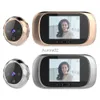 Sonnettes 2,8 pouces LCD écran couleur sonnette numérique judas électronique intelligent Vision nocturne porte caméra vidéo visionneuse sonnette de porte extérieure YQ231111