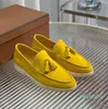 Couples Casual Dress shoes Fringe embellished Flat Walk Charms suede Leather sole Loafers Moccasins Women's