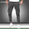 Pantaloni da uomo Pantaloni militari Cargo da uomo Autunno Pantaloni skinny casual Pantaloni lunghi da uomo Pantaloni da jogging Pantaloni sportivi 2023 Pantaloni mimetici sportivi Trendy 2023 W0414