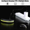 Head lamps New COB Headlamp Rechargeable Red and White Light Work Light Outdoor Camping Night RunningFloodlight Fishing Headlight P230411