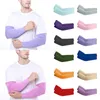 Knee Pads Unisex Sunscreen Ice Silk Sleeve Summer Cooling Hand Cover Outdoor Sports Cycling Arm Sleeves Sun UV Protection