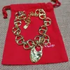 Chains 2023 Spain Unode50 Heart Lock Necklace Christmas Gift Pure Handmade Female Wholesale Free