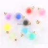 Pendants 16Mm Acrylic Color Colorf Beads Pendant Diy Handmade Jewelry Accessories Frosted Earrings Necklace Drop Delivery Home Garde Dhxck