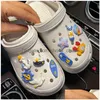 Shoe Parts Accessories Ocean Sea Seagl Crab Charms Cute Toy Decoration Kids Gifts Slipper Backpack Fit Croc Girl Buckle Party Xmas Dh9Pa