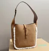 Hobo Aisselle Seau Sac À Bandoulière Sac À Main Grand Shopping Bourse Mode Cuir De Vachette Véritable Lettrage Or Matériel Sangle Réglable Dame qzzw123 Plaine