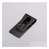 Fashion Simple Metal Moneys Clip Man Clamps Holders Slim Money Wallet Clamp Card Holder Credit Drop Delivery Dhfm0