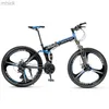 자전거 페달 경주 산악 자전거 림 29 완전한 성인 Ultralight Full Surtension Full Sustension Folding Bike Road Quadro Bicicleta 자전거 3M411