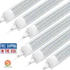 Le tube led allume 8ft en forme de V 4ft 5ft 6ft 8ft Porte de refroidisseur T8 Led Tube Double Sides Led Fluorescent Lights Stock Aux États-Unis