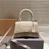 Cross Body Fashion Designer Bags Pequeno Crocodilo Couro Hour-Sacos Totes Mulheres Bolsas Compras Bolsas Carteira Luxo com Letra B Logotipo 231115