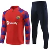 23 24 Barcelona voetbal TRACKSUIT barca voetbal heren en kinderen SET volwassen jongens LEWANDOWSKI PEDRI TRAININGSPAK 2023 2024 Barcelona trainingspak trainingspakken outfit