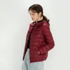 Mulheres para baixo parkas mulheres inverno para baixo jaqueta primavera outono 90% pato branco para baixo jaqueta feminina com capuz ultra leve casacos 231110