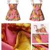 Filles Robes 16 Ans Enfants Sans Manches Fleur Robe D'été Plage Sangle Princesse Robe Coton Enfants Vêtements filles Casual 230410