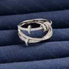 Band Rings Luxurys DeSingers Ring Ring Rings Feminino Personalidade da moda Ins moda de nicho de nicho tempo para administrar a celebridade da Internet Silver e Rose Gold Tamanho 69J 2