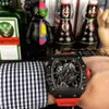 Limitowana edycja projektantka Watche Watche Wysokiej jakości automatyczny ruch mechaniczny Sapphire Diamond Waterproof Waterproof Watch Special Counter oyly 54m0