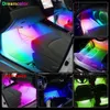 Nieuwe neon LED Auto Interieur Ambient Foot Strip Lichtkit Accessoires Accessoires BACTILLAARD App Music Control Auto RGB Decoratieve lampen Auto RGB