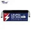 New 12V 300Ah LiFePO4 Battery Pack Rechargeable Built-in BMS 6000 Cycles for RV Campers Solar Power System US EU Tax Free