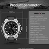 腕時計のサンダスポーツメンズウォッチ豪華なミリタリークォーツエレクトロニックショックプルーフ防水デジタル腕時計Relogio Masculino 230410