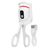 Mini Portable Electric Eyelash Curler Värmeabel Temperaturstyrd curlingögonfransar laddas med USB