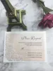 Grußkarten 50 Stück RSVP Hochzeitskarte Personalisierter Text Einladungsnachricht Geschenk Postkarten Geburtstagsparty Zubehör 230411