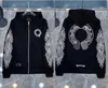 Sweatshirts Tasarımcı Erkek Kış Kış Kış Kalp Hoodie CH Uzun Kollu Ceket Gevşek Kapşak Kapüşonlu Kadın Hip Hop Chromees Kalp Çok Renk