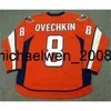 Kob Weng Alexa Ovechkins Jerseys 8 Alexan Ovechkins Red White Black Mens Womens Youth Youth 100% вышивка хоккейные майки быстро