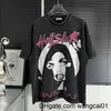 Erkek Tişörtler Hip Hop Hellstar Cracks Kadın Portre Baskı Grafik T-Shirt Vintage Yıkama Tasarım Tshirt 2023 Erkek Sokak Giyim Sıkıntılı T Shirt 4113