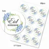 4 PC Gift Wrap 60pcs Eid Mubarak Round Gift Great Sticping Sticker Colorful para Ramadã Kareem Wedding Birthday Party DIY Gifts Decorações Z0411