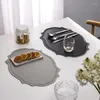 Tovagliette 6 pezzi tovagliette per la cena casa stile nordico accessori di lusso biancheria in PVC decorazione pad cucina caffè