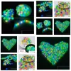 Beads New 8 Mm Glow In The Dark Fishing Loose For Woman Men Luminous Locket Necklace Diy Jewelry Making Acrylic Drop Delivery Home G Dhlia