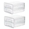 Storage Bottles Fridge Organizer Drawer Pull Out Stackable Bins For Refrigerator To Keep Eggs Vegetables Fruits Tea