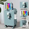 Suitcases Trendy Luggage Large Capacity Multifunctional Travel Box Universal Silent Wheel Password For Men And Women