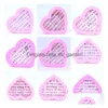 Stud Wholesale 36Pairs One Set Acrylic Plastic Earring Stud With Display Box Drop Delivery Jewelry Earrings Dhgarden Dhpfa