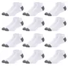 Men's Socks Women Crew Breathable Unisex Jogging 12 Pairs Of Soft Color Matching Low-cut With High Elasticity Anti-slip