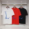 24SS Mens Tirt Designer T Shirt Mens Tees Cotton Pure Breatable و Generatile Strendy and Mosted Size S-2xl#Ly073