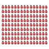 Décorations de jardin 200 pcs autocollants de Noël mini coccinelles décor chambre d'enfant micro paysage ornement en bois bambou simulation insectes