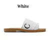 Senior Luxury Designer Slippers Wooden Flat Mule Women's Sandals Slippers Women's Canvas Square Toe Lace Embroidery Summer Sandals Fashion Beach Shoes Outdoor Home