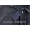 Correcte versie p Home 2023ss Triangle Elevation Difficulty Wash Old Denim Jacket Coat voor heren en dames