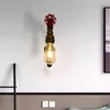 Wandleuchten Loft Metall Wasserpfeife Wandleuchte Vintage Innenleuchte für Wohnzimmer Küche Schlafzimmer Lampe Home Deco Leuchten