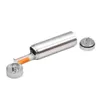 Porte-étuis à cigarettes Broyeur en métal de poche Récipient en aluminium Pirogue d'éjection automatique de 30 mm avec 2 couches