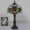 Lampes de table Creative Tiffany Vitrail Tournesol Décor Éclairage À La Maison Chambre Lampe De Chevet Debout Bureau Lumière LED Luminaires