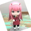 Anime Manga 10 CM DARLING in the FRANXX Figura Giocattolo Zero Two 02 PVC EXQ Ver Action Figure Modello Giocattoli Bambole Bambini 230410