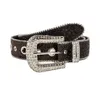 Autres accessoires de mode M2EA Goth pour ceinture PU bracelet en cuir Western Cowboy Y2K filles ceinture Jeans hommes 231110