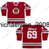 Kob Weng męs 2021 Nowy Letterkenny Irish Jersey 69 Shoresy Red TV Serile Letterkenny Ice Hockey Jerseys S-XXXL