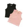 T-Shirts 3pcs Sommer-Mädchen-T-Shirt ärmelloses Art- und Weiseoberteil-Mädchen-T-Stücke Baby-Kleinkind-Kind-Kleidung-Kind-Ausstattungs-beiläufiges 230411