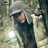 Beanieskull Caps 2023 Winter Cap Thermal Waterproof Folding Sports Men Warm Justerable Hand Outdoor Treking Sun Woman 231110