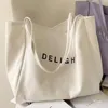 イブニングバッグ大容量綿の再利用可能なショッピングバッグ女性キャンバスショルダーバッグ