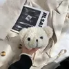 Marsupi Borsa a tracolla in peluche orso carino per bambini Donne Cartone animato animali di peluche Borsa a tracolla Borsa a tracolla Mini Zaino portaoggetti