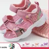 First Walkers Kids Girls Sandals Soft Princess Lightwear Shining Print Baby Chaussures Baby Summer 230411