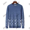 Pull de concepteur pour hommes en tricot lettre imprimée couleur unie col rond mode pull chaud pull à manches longues taille M-3xl 618F